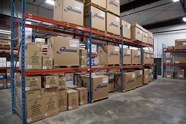 rhi-warehouse-hvac-equipment-min RHI Supply warehouse full of HVAC/R parts and supplies.